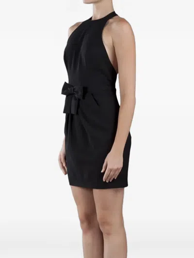 Dsquared2 Bow-embellished Mini Dress In Black