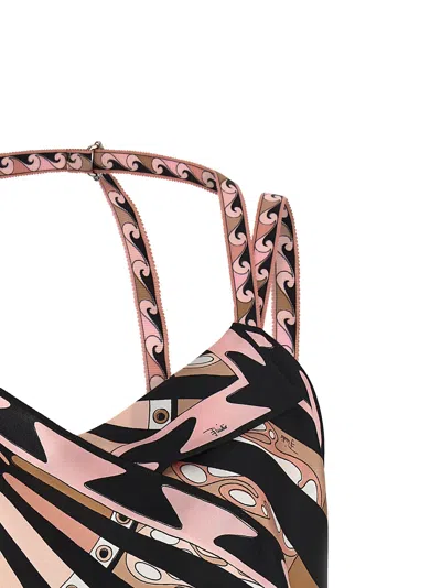 Pucci Soleil Tops Pink In Multi