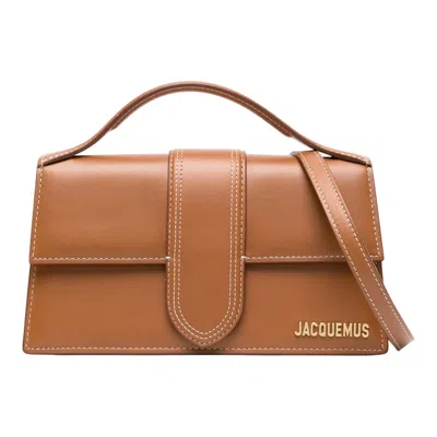 Jacquemus Le Grand Bambino Leather Crossbody Bag In Pink