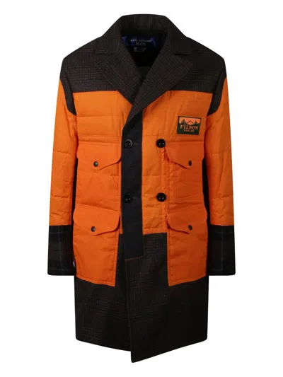 Junya Watanabe Filson Collaboration Patchwork Design Coat In Multi
