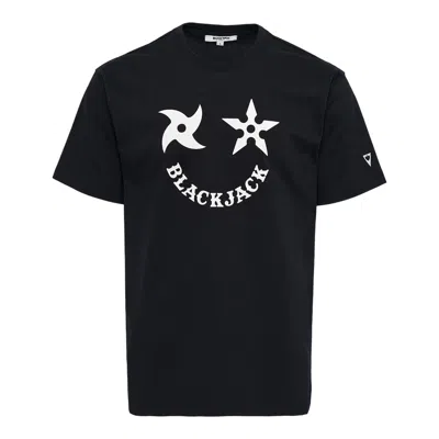 Blackjack Shuriken T-shirt In Black