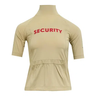 Pushbutton Black Security Pocket Top In Neutral