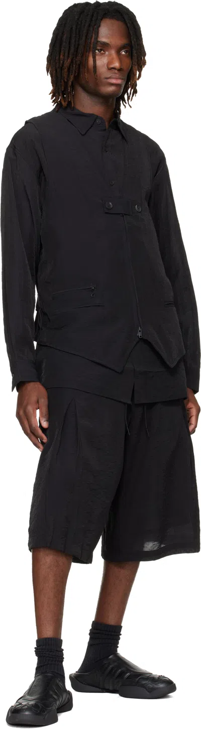Y-3 Black Tailored Vest In Black