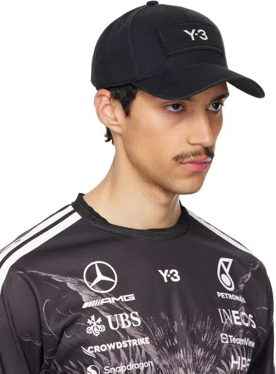 Y-3 Black Race Cap In Black
