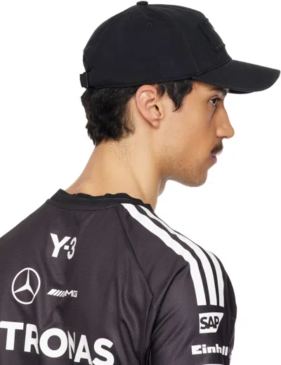 Y-3 Black Race Cap In Black