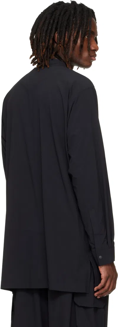 Y-3 Black Ut Overshirt In Black
