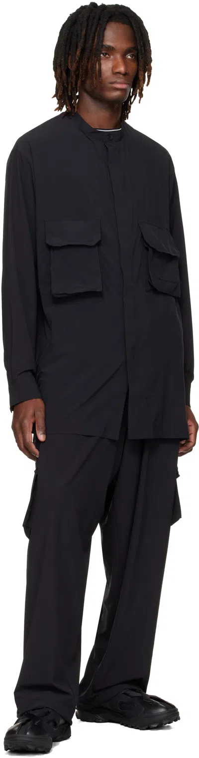 Y-3 Black Ut Overshirt In Black