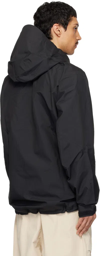 Arc'teryx Black Alpha Sv Jacket In Black