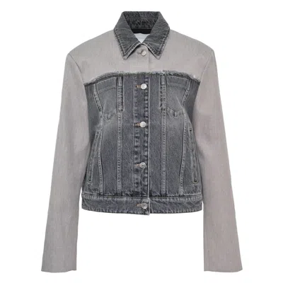 Stella Mccartney Tailored Panel Jacket Adjustable Straps Design In Gray