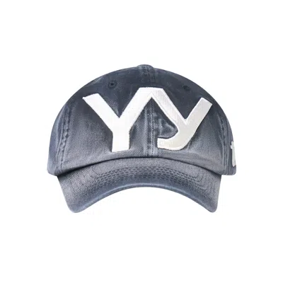 Open Yy Yy Gradient Ball Baseball Cap In Blue
