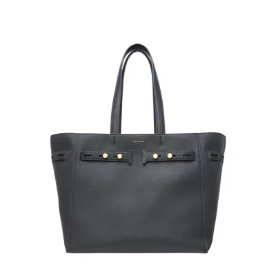 Thom Browne Mrs. Thom Cabas Bag In Black