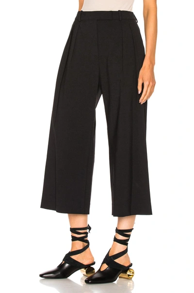 Shop Jw Anderson High Waisted Pant In Black