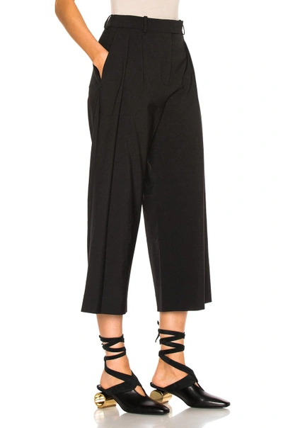 Shop Jw Anderson High Waisted Pant In Black