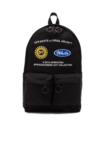 Shop Off-white Work Backpack In Black & Multicolor