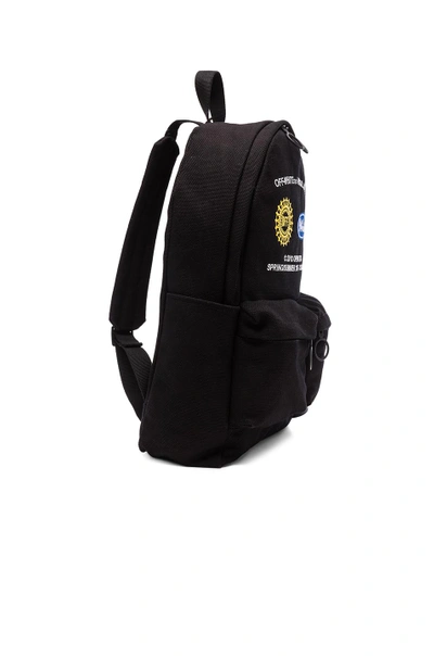 Shop Off-white Work Backpack In Black & Multicolor