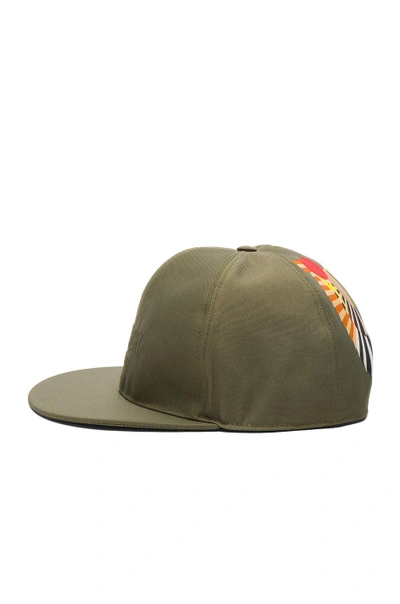 Shop Givenchy Cap In Green. In Olive Green