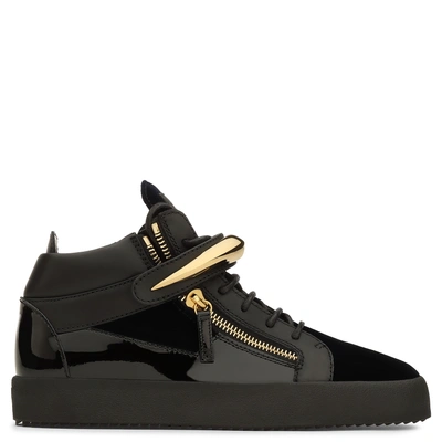 Giuseppe Zanotti Randall Hi-top Sneakers In Blue