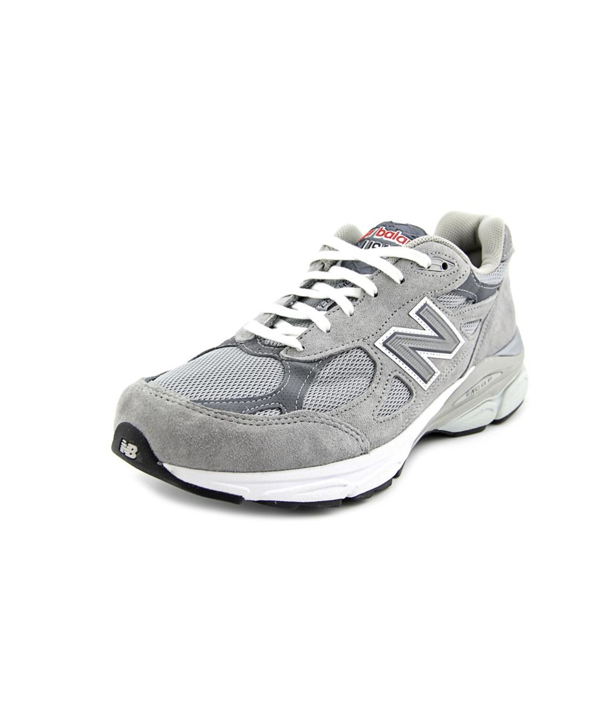 New Balance W990 Women Round Toe Suede Gray Running Shoe In Grey | ModeSens