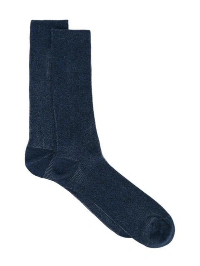 Shop N/a Socks N/a Basic Socks - Blue