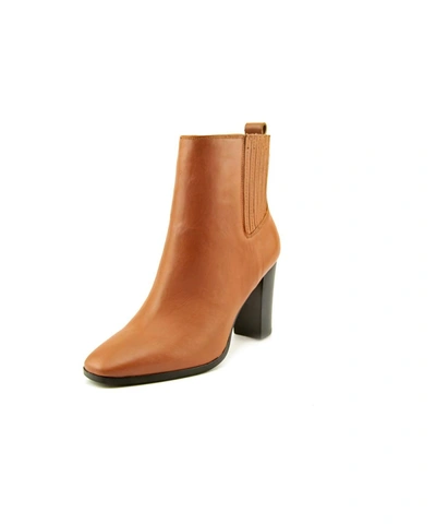 Pour La Victoire Lianna Women  Square Toe Leather  Ankle Boot' In Brown