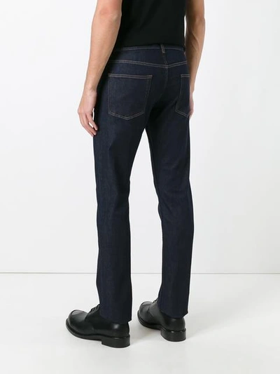 Shop Alexander Mcqueen Denim Patch Jeans