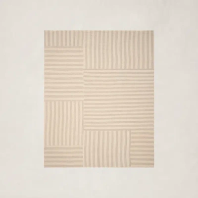 Ralph Lauren Celeste Stripe Patch Rug In Dune In Multi