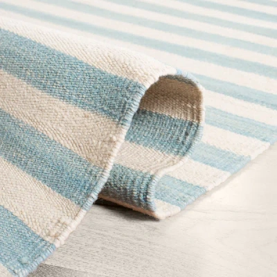 Ralph Lauren Celeste Stripe Rug In Sky In Blue