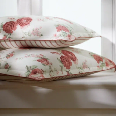 Ralph Lauren Sofia Comforter Set In True Red Multi In Blue