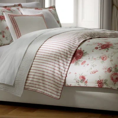 Ralph Lauren Sofia Comforter Set In True Red Multi In Blue