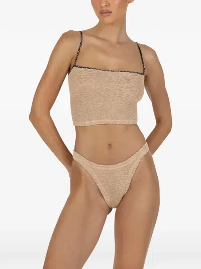Paramidonna Mara Two Piece Swimsuit In Neutral