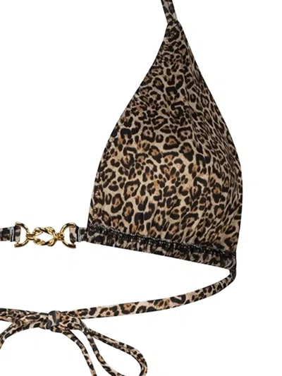 Paramidonna Gia Leopard-print Bikini In Brown