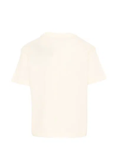 Msgm Racing Print T-shirt In White