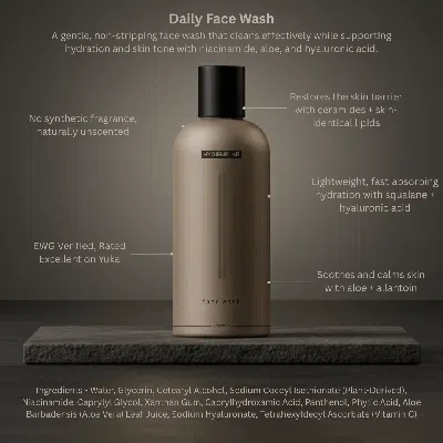 Hygienelab Fragrance-free Daily Face Wash In Neutral