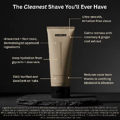 Hygienelab Fragrance-free Shave Cream In Neutral