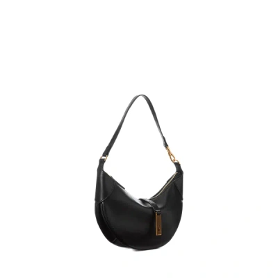 Polo Ralph Lauren Polo Id Calfskin Mini Shoulder Bag In Black