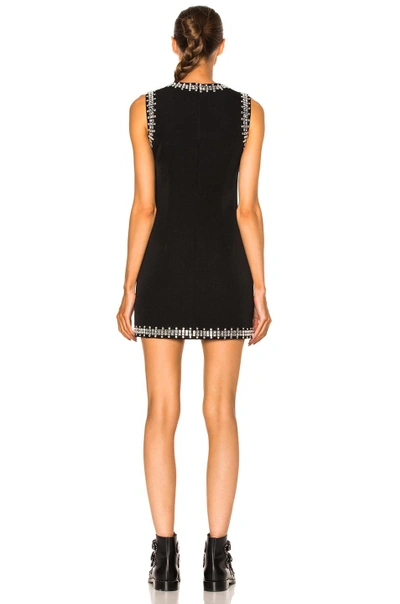 Shop Givenchy Crystal Trim Dress In Black