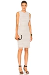 GIVENCHY GIVENCHY SLEEVELESS TULLE DRESS IN WHITE,17P 2045 350