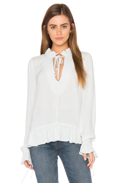 Rebecca Minkoff Edina Top In Fountain Blue