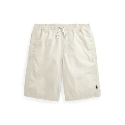 Ralph Lauren Cotton Chino Drawstring Short In Basic Sand In White