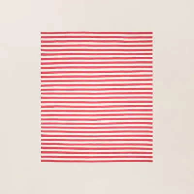 Ralph Lauren Celeste Stripe Rug In Red In Red