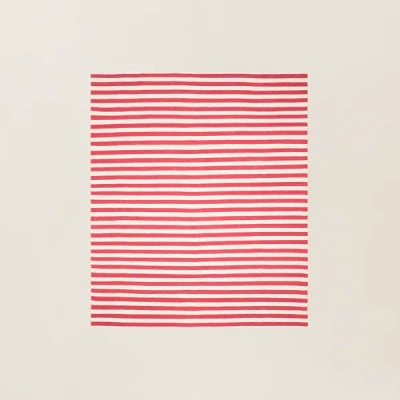 Ralph Lauren Celeste Stripe Rug In Red In Red