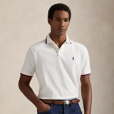 Polo Ralph Lauren Classic Fit Mesh Polo Shirt In White | ModeSens