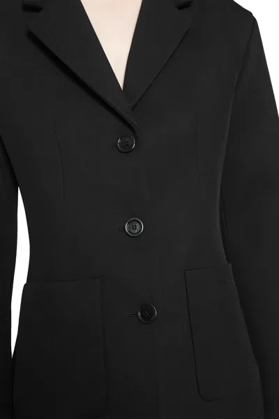 Loewe Wool Deconstructed Blazer In Black