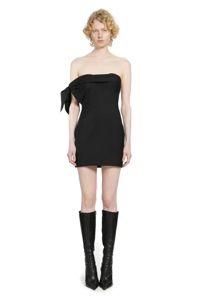 Givenchy Mini Bustier Dress With Bow In Black