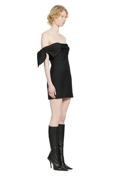 Givenchy Mini Bustier Dress With Bow In Black