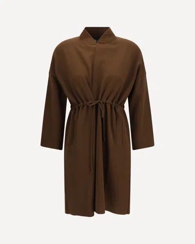 Ella Deconstructed Drawstring Cardigan In Multi