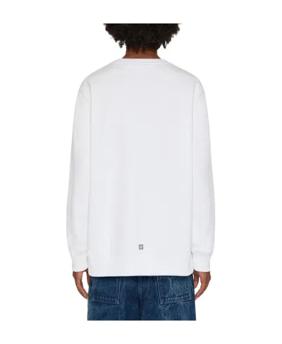 Givenchy Archetype Slim-fit Sweatshirt In White