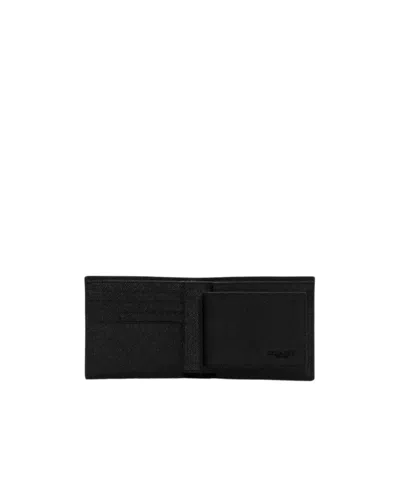 Coach Folding Wallet In Black
