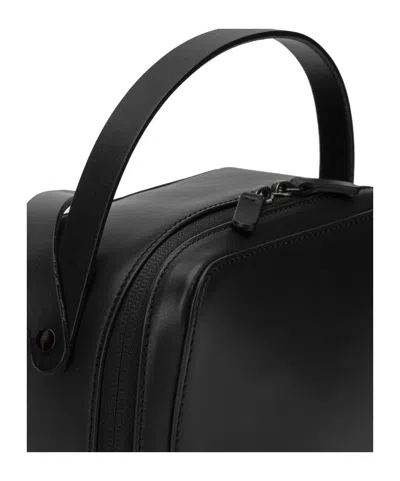Auralee Shoulder Bag With Handle In Black
