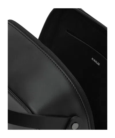 Auralee Shoulder Bag With Handle In Black